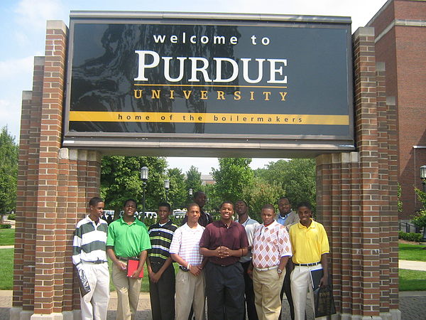 Urban Prep students visit Purdue University, 2011.