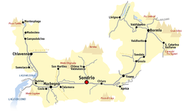Provincia di Sondrio – Mappa