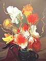 Vase of Flowers, 1971, (100*81cm, Acrylic on canvas)