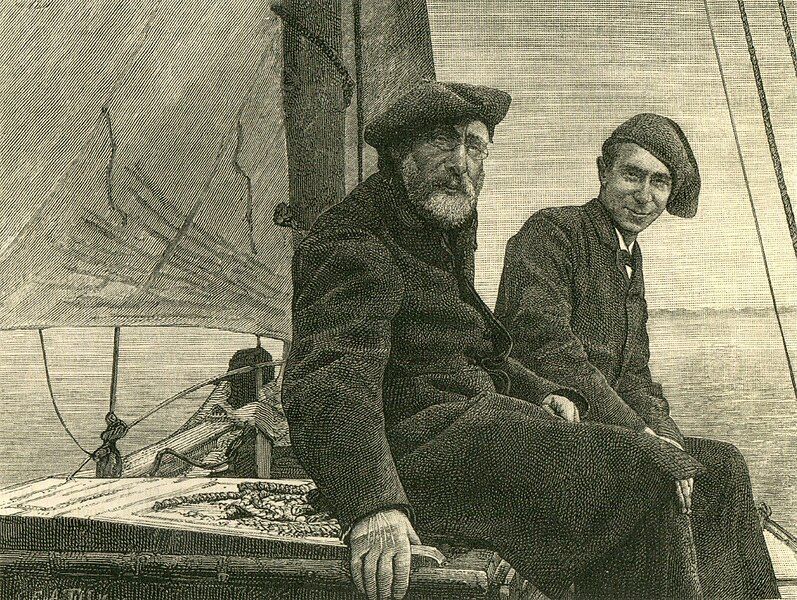 File:Vater und Sohn Israels Holzstich vor 1883.jpg