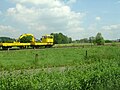 Für Gleisbauarbeiten auf der eigenen Bahnstrecke Ibbenbüren–Hövelhof unterhält die TWE einen Schwerkleinwagen (Skl) der Baureihe Klv 53.