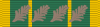 Ruban de la médaille du service militaire du Vietnam-Deuxième classe.svg