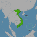 Vietnam disputed w1 countrymap.svg