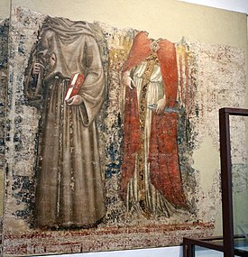 Vitale da bologna, ultima cena e santi, ante 1340, da s. francesco, 04.jpg