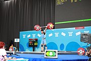 Deutsch: Gewichtheben bei den Olympischen Jugendspielen 2018; Tag 1, 7. Oktober 2018; Jungen 56 kg English: Weightlifting at the 2018 Summer Youth Olympics at 7 October 2018 – Boys' 56 kg