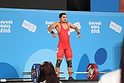 Deutsch: Gewichtheben bei den Olympischen Jugendspielen 2018; Tag 2, 10. Oktober 2018; Jungen 62 kg English: Weightlifting at the 2018 Summer Youth Olympics at 8 October 2018 – Boys' 62 kg