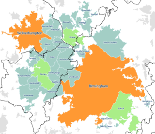 West Midlands conurbation Conurbation in England