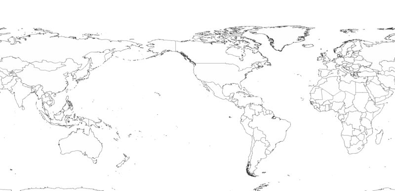 File:White World Map(Americas-centered) Blank.png