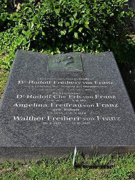 File:Wiener Zentralfriedhof - evangelische Abteilung - Rudolf von Franz.jpg