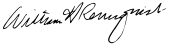 William H. Rehnquist signature.svg