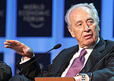 Shimon Peres: President of Israel, Nobel Peace Prize recipient,[82] New School alumnus[83]