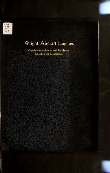 File:Wright aircraft engines; complete instructions for their installation, operation and maintenance; (IA wrightaircraften00wrig).pdf