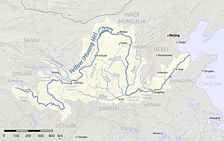 Ordos Plateau Highland sedimentary basin in northwest China