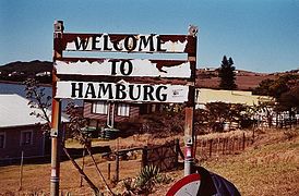 Табличка с названием Хамбурга
