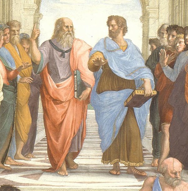 Plato and his student Aristotle disagreed on whether form and matter depend on one another for their existence.