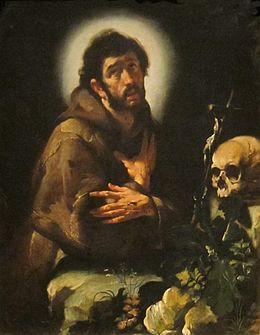 'St. Francis in Ecstasy' by Bernardo Strozzi, Dayton Art Institute.JPG