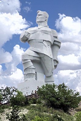 Monument till Artyom i Svyatogorsk