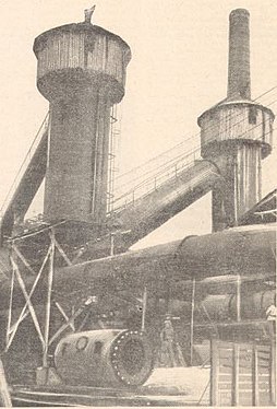 Скрубери для очистки газу на мартенівській печі у Макіївці, 1929 рік