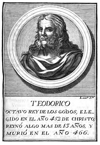 <span class="mw-page-title-main">Theodoric II</span> King of the Visigoths from 453 to 466