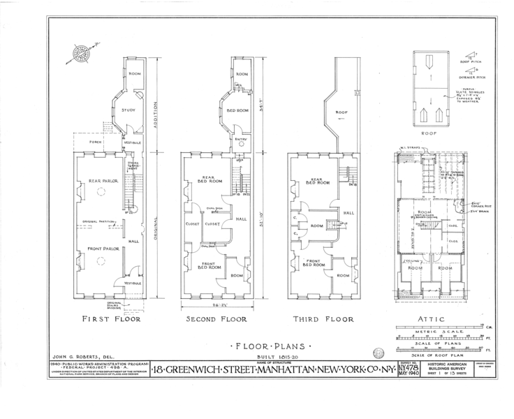 File:18 Greenwich Street (House), New York, New York County, NY HABS NY,31-NEYO,54G- (sheet 1 of 13).png