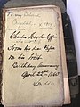 1914 (prob) bible inscriptions in Coffin family bible.jpg