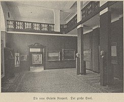 Die neue Galerie Neupert. Der grosse Saal. 1918