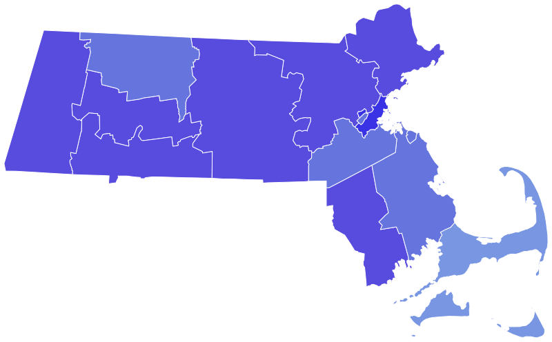 File:1958 United States Senate Election in Massachusetts by County.svg