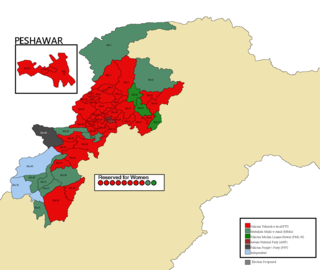 2018 Pakistani general election in Khyber Pakhtunkhwa