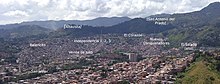 La Comuna 13 de Medellín - barrios sur (12/2020)