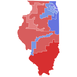2022 Illinois Secretary of State election by CD.svg