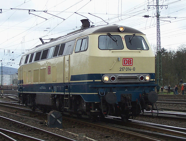 【在庫国産】BR217.001-7　旧西ドイツ国鉄ディーゼル機関車 Nゲージ　Minitrix　16272 外国車輌
