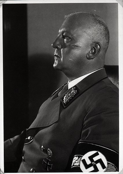 Adolf Wagner, Gauleiter in Munich, the headquarters of the Nazi Party, from 1 November 1929. Though incapacitated by a stroke in June 1942, he remaine