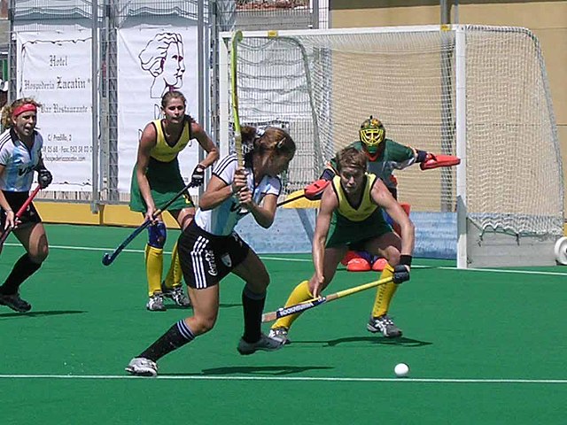 Mariné Russo in a match against Australia in 2005