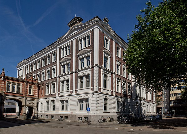 The Hoofdgebouw I (Main Building I) complex in Utrecht, former Nederlandse Spoorwegen headquarters and nowadays the office of DB Cargo in the Netherla