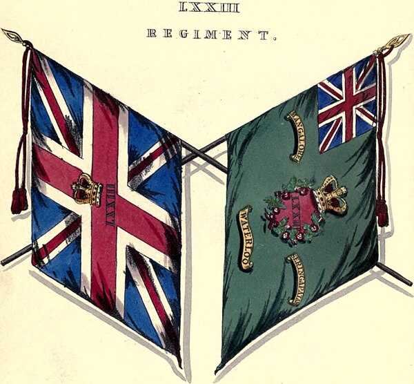 Regimental colours