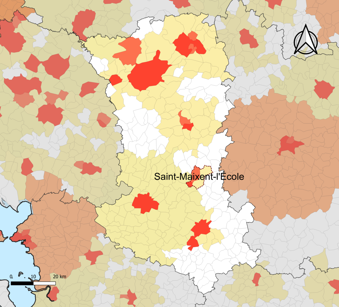 Aire d'attraction de Saint-Maixent-l'École