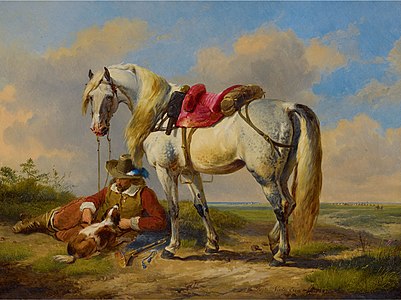 Cavalier at rest (1849)