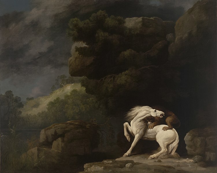 File:A Lion Attacking a Horse by George Stubbs 1770.jpeg