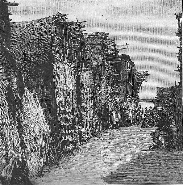 File:A street in Berbera during the late 19th century.jpg