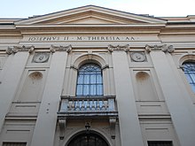 Mantua, palace of the Accademia Nazionale Virgiliana Accademia nazionale virgiliana, Giuseppe Piermarini, Mantova.jpg
