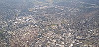 Thumbnail for File:Aerial photograph of Palo Alto, CA 2.jpg