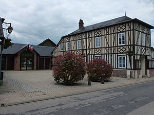 Amfreville-la-Campagne (Eure, Fr) mairie.JPG