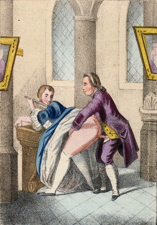 Amours, galanteries, intrigues, ruses et crimes des capucins et des religieuses, 1788, Figure Tome 1 P. 88.