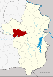 District de Mueang Ubon Ratchathani - Carte