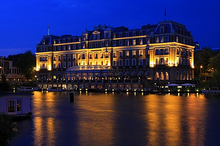 Amstel hotel, a grand old hotel in Amsterdam