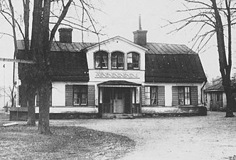 Huvudbyggnad omkring 1900.