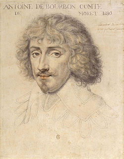 Антуан де Бурбон (1630 год); портрет Даниеля Дюмустье