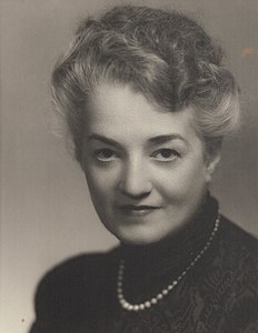 Antonia Nantel, mécène et administratrice québécoise, co-fondatrice entre autres de l'Orchestre symphonique de Montréal