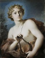 Apollo by Carriera Rosalba, 1740s