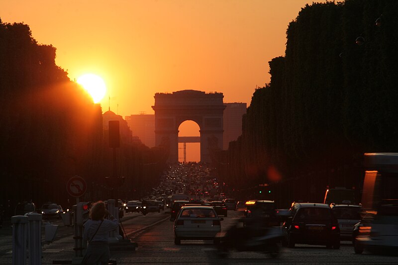 File:Arc de Triomphe (Paris) - Sunset - 2008-05-06-19-56-02.jpg